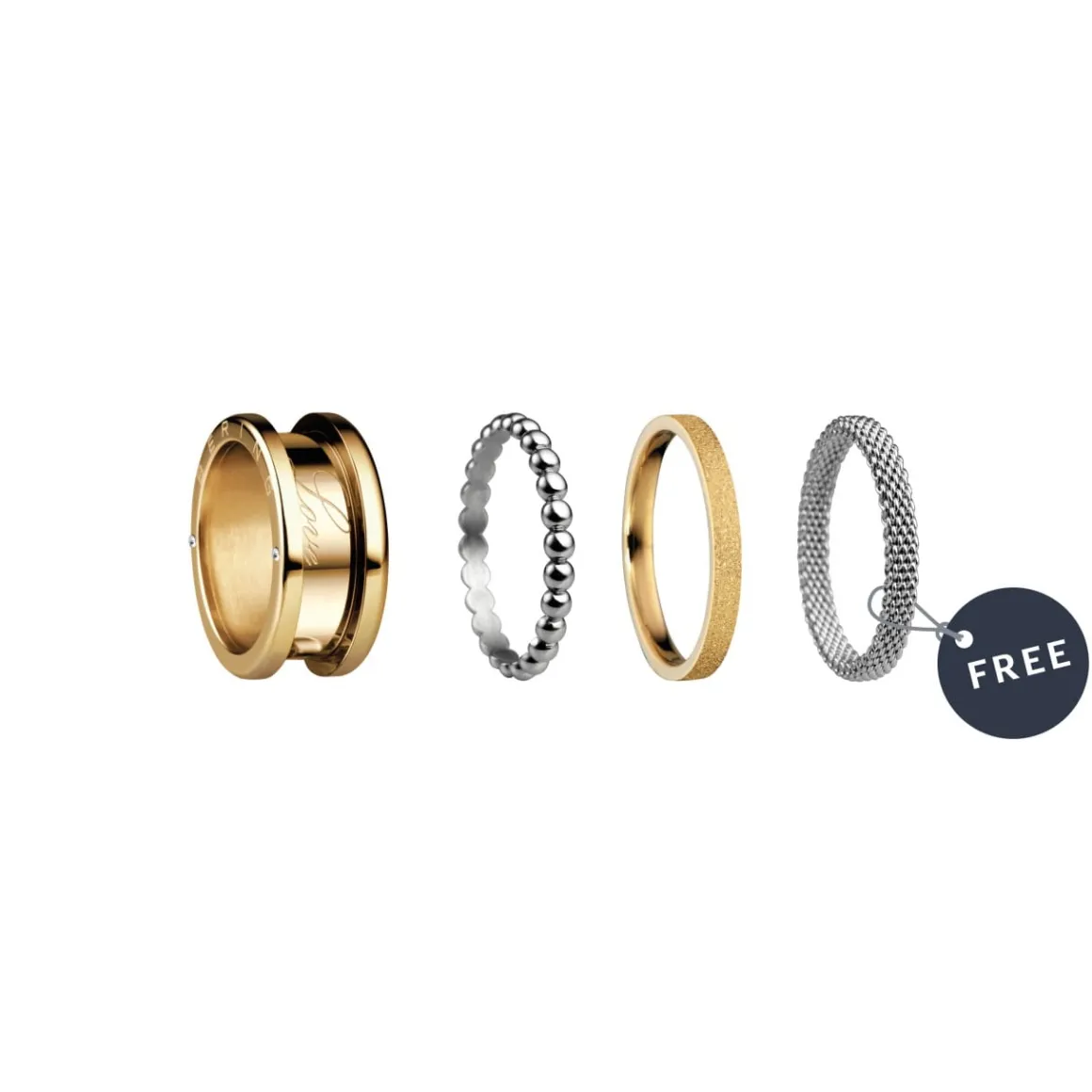 Arctic Symphony | goud gepolijst | Symphony-Set-BiColour