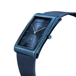 Classic | blauw geborsteld | 16033-397