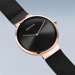 Classic | rosegoud gepolijst/geborsteld | 14539-166