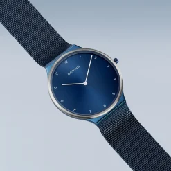 Sale | blauw gepolijst/geborsteld | 18440-397