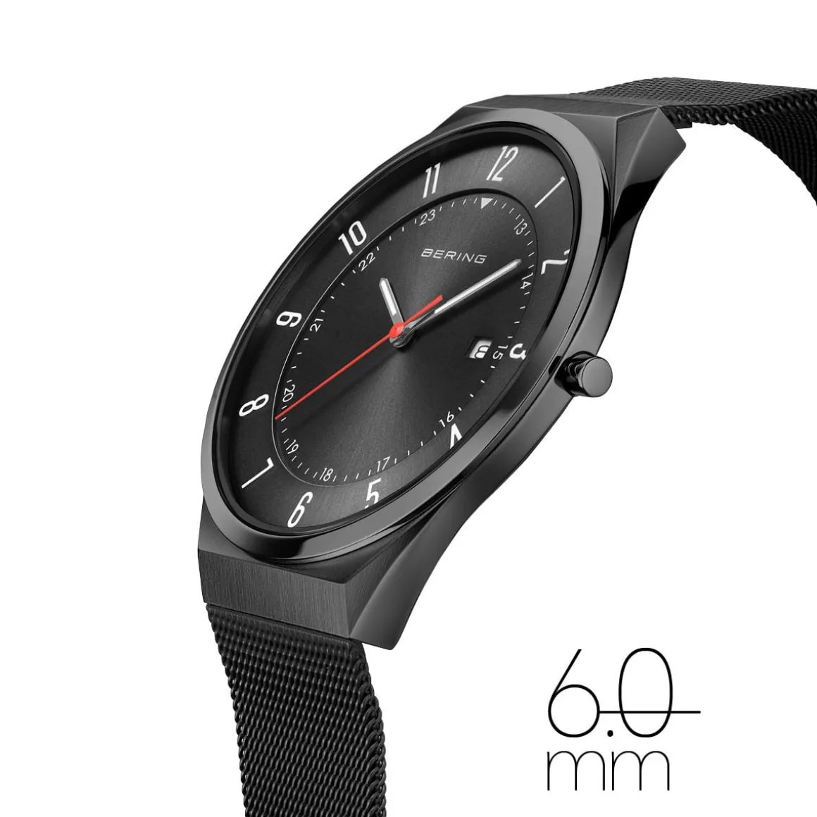 Sale | zwart gepolijst/geborsteld | 18740-222