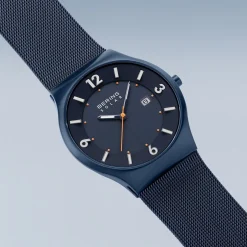 Solar | blauw geborsteld | 14440-393