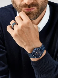 Titanium | blauw geborsteld | 15239-797