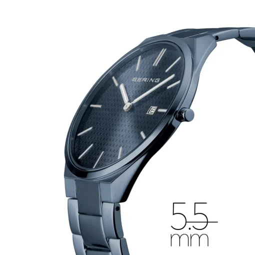 Ultra Slim | blauw gepolijst/geborsteld | 17240-797