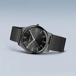 Ultra Slim | zwart gepolijst/geborsteld | 18340-222