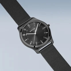 Ultra Slim | zwart gepolijst/geborsteld | 18340-222